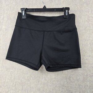 Athleta Womens Black High-Waist Performance Shorts Size L Stretch Activewear